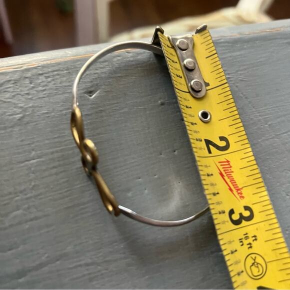 925 Sterling Silver & Copper Bracelet - Picture 6 of 10